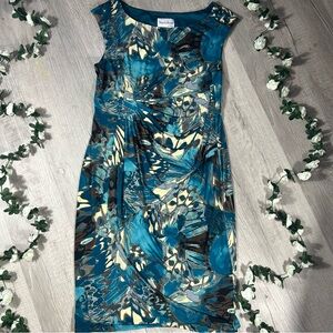 NorthStyle Teal and Brown Artistic Blouse